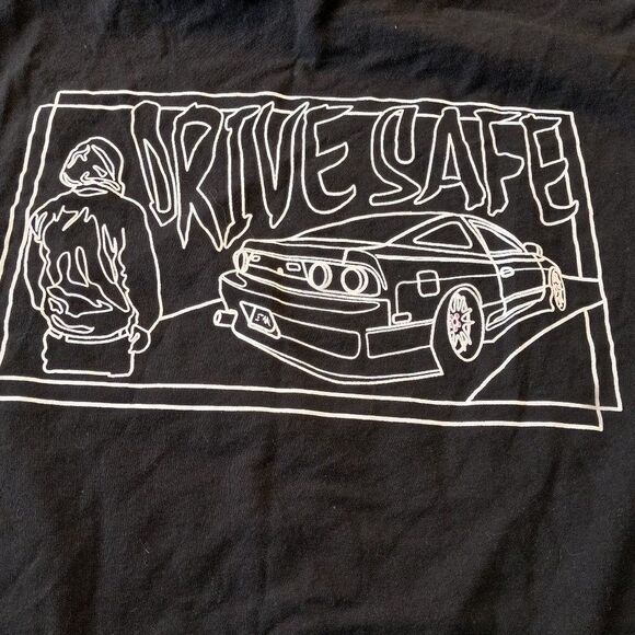 Lethal Culture Black Drive Safe men's Short Sleeve XL T-shirt - Picture 1 of 7